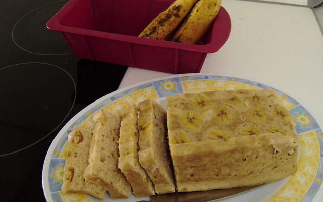 Gâteau à la banane au micro-ondes