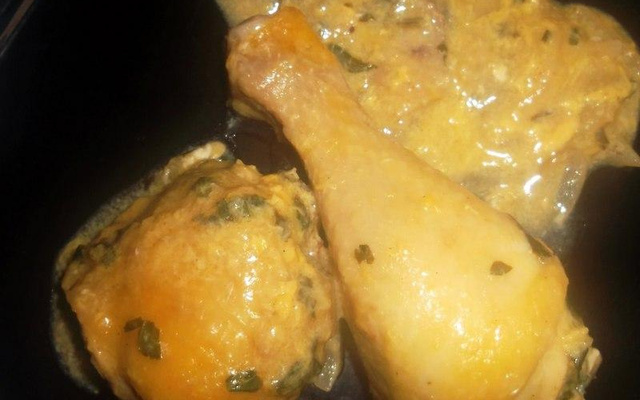 Fricassé de poulet à la portugaise