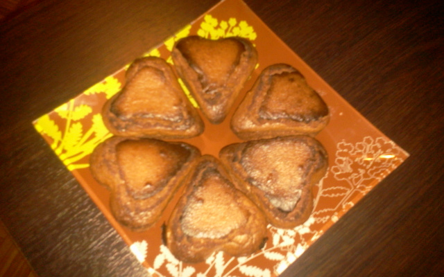 Petits cœurs au chocolat rapides