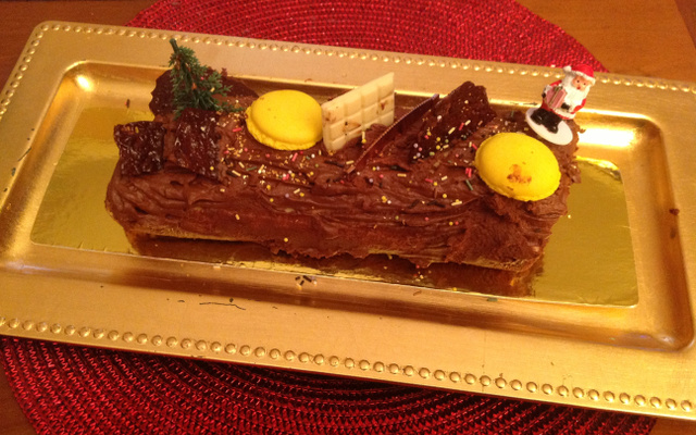 Bûche de Noël maison