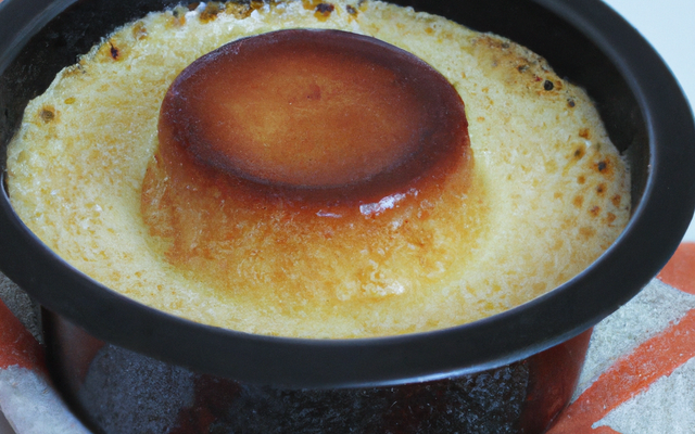 Flan cocotte minute