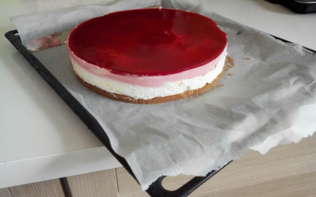 Bavarois citron et framboises