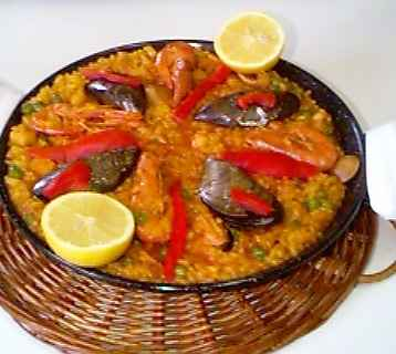La paella aux fruits de mer