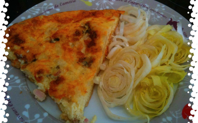 Quiche sans pâte au fenouil et au roquefort Papillon