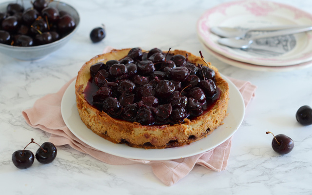 Cheesecake aux cerises