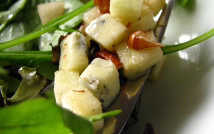 Tartare de morbier en salade