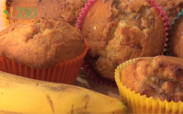 Muffins à la banane express