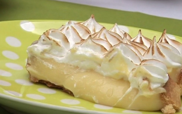 Tarte au citron et meringue caramélisée