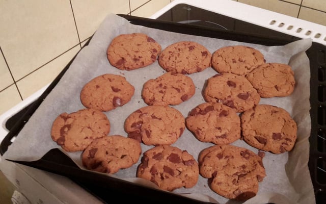 Cookies à la crème de nougat blanc