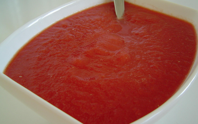 Coulis de tomates fraîches