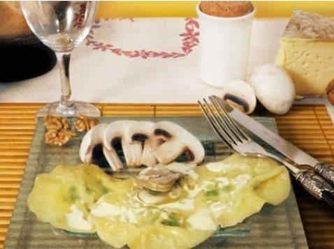 Raviolis farcis à la tomme de Savoie et aux épinards