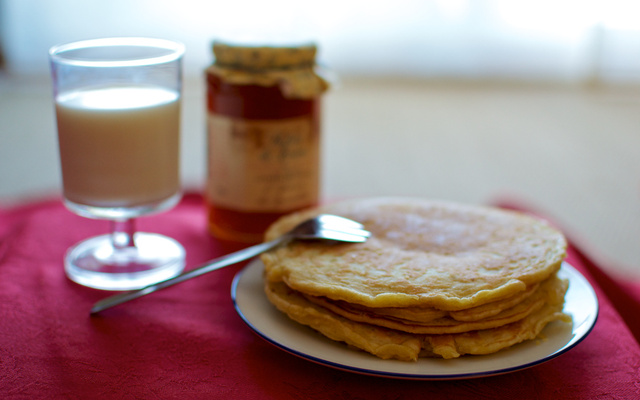 Pancakes américains à la vanille