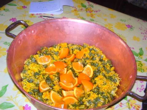 Gelée de fleurs de pissenlits