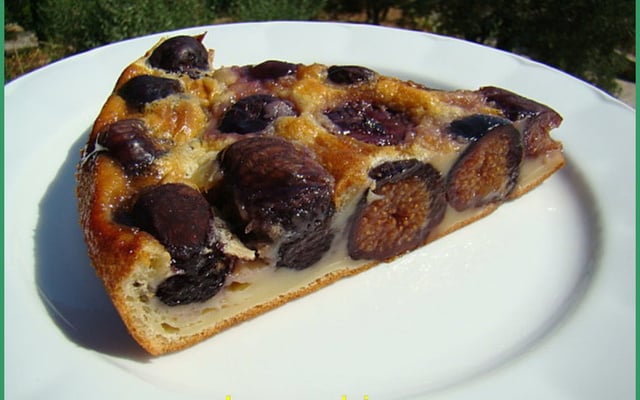 Clafoutis aux figues noires
