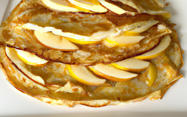 Aplfelfannekuchen (crêpes épaisses aux pommes)