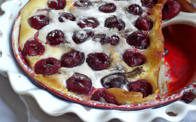 Clafoutis aux cerises facile