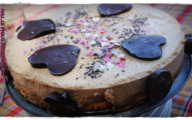 Bavarois praliné et poires