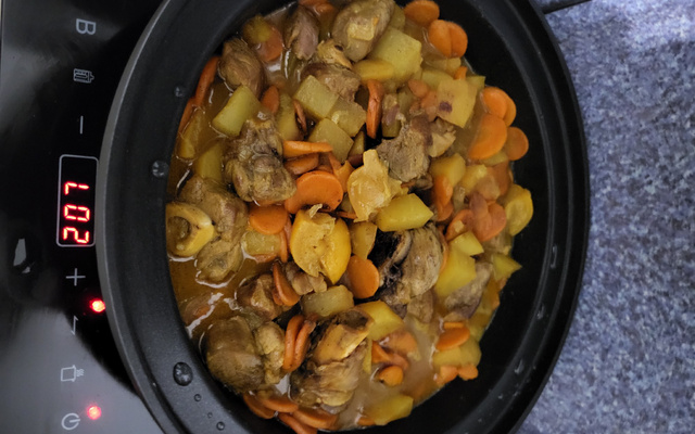 Tajine d'agneau aux carottes