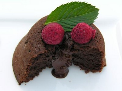 Moelleux coulant au chocolat noir corsé