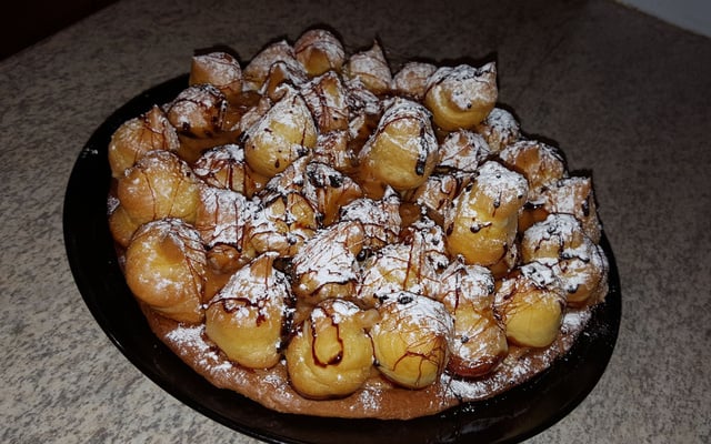 Choux au caramel