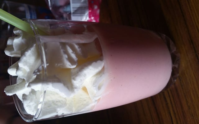 Smoothie fraise-vanille