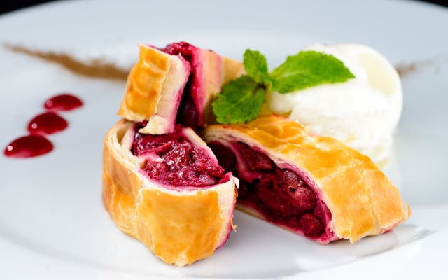 Strudel aux cerises