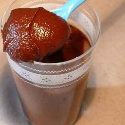 Confiture de chocolat à la papaye et passion