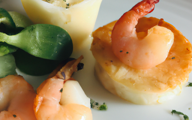 Petit paquet de gambas et Saint-Jacques