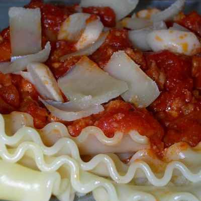 Sauce bolognaise aux lardons et porto