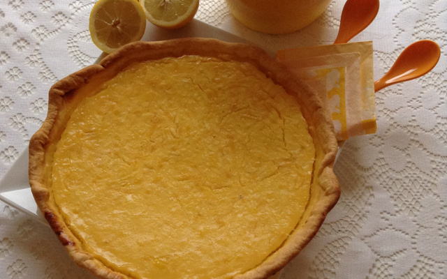 Tarte crémeuse au citron
