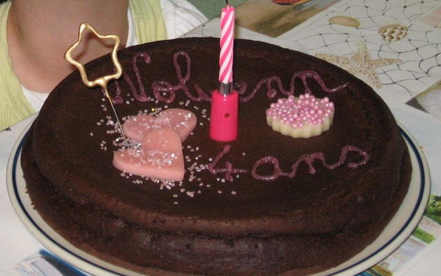 Flan au chocolat et à la courgette