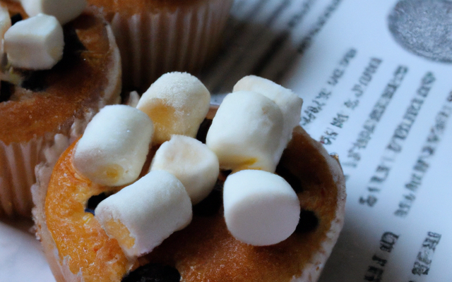 Muffins aux chamalows