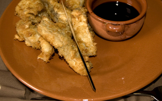 Gras double frit à la japonaise