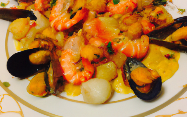 Fruits de mer au safran