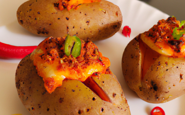 Pommes de terre farcies au chili