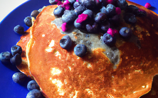 Pancake au bleuets