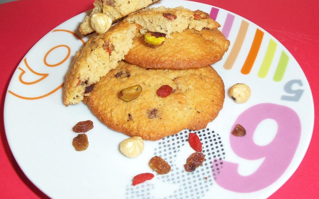 Cookies aux fruits secs