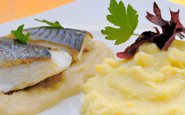 Filets de daurade au lard et purée de patate douce