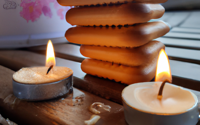 Bougies biscuitées