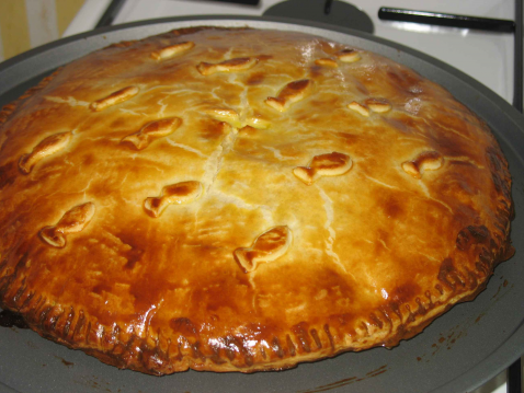 Tourte au saumon