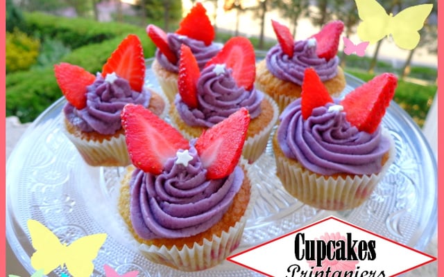 Cupcakes printaniers maison