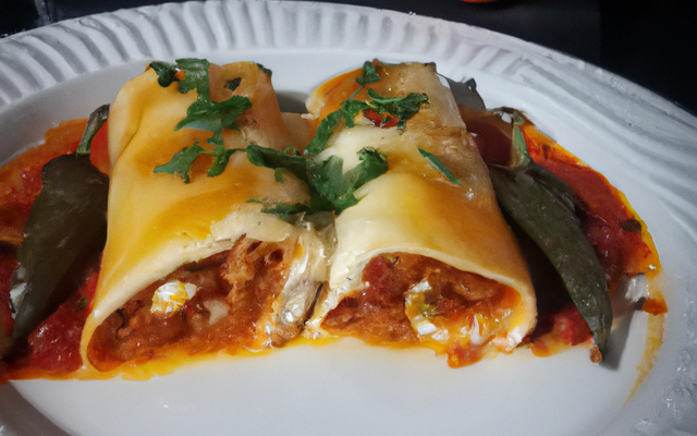 Canelloni de poivron au chèvre