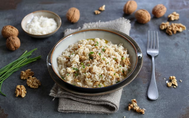 Risotto léger aux noix de Grenoble AOP