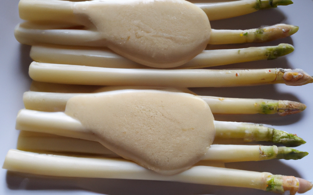 Asperges à la crème et au permesan