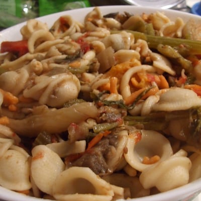 Salade d'orecchiette à la caponata