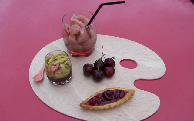 Goûter sous les cerisiers