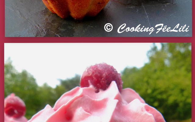 Cupcake clafoutis et chantilly au sirop