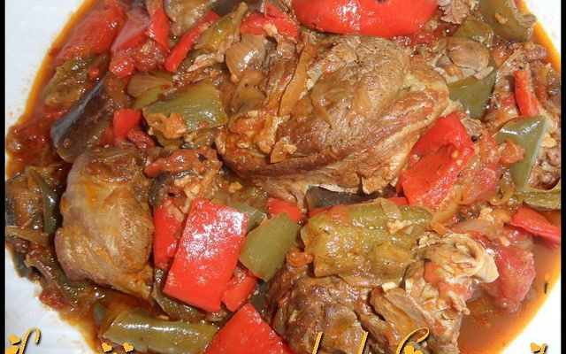 Ratatouille à la souris d'agneau