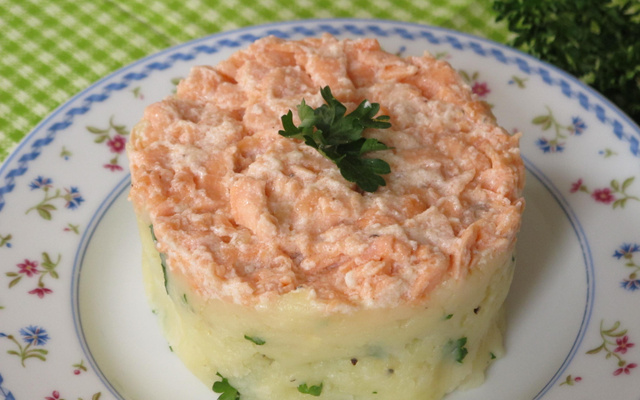 Parmentier de poisson à l'ail