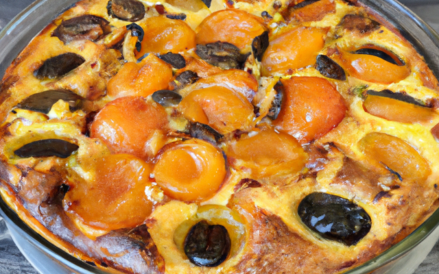 Clafoutis abricots et amandes